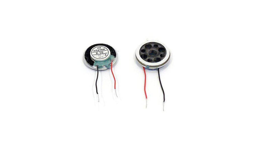 Miniaturlautsprecher 16mm 500mW 50Ohm 71dB